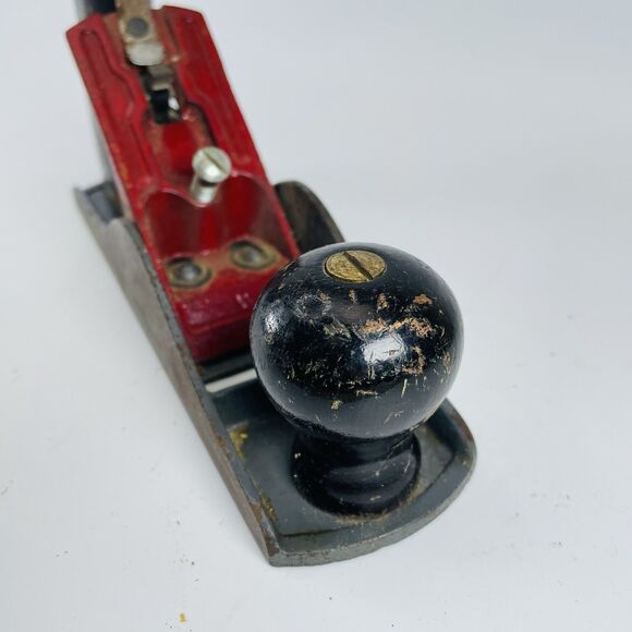 VINTAGE Defiance By Stanley 9” WOOD Hand PLANE 1950's Post War U Mark - Picture 12 of 16